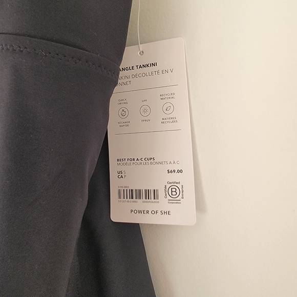 NWT Athleta Triangle Tankini - Picture 7 of 11